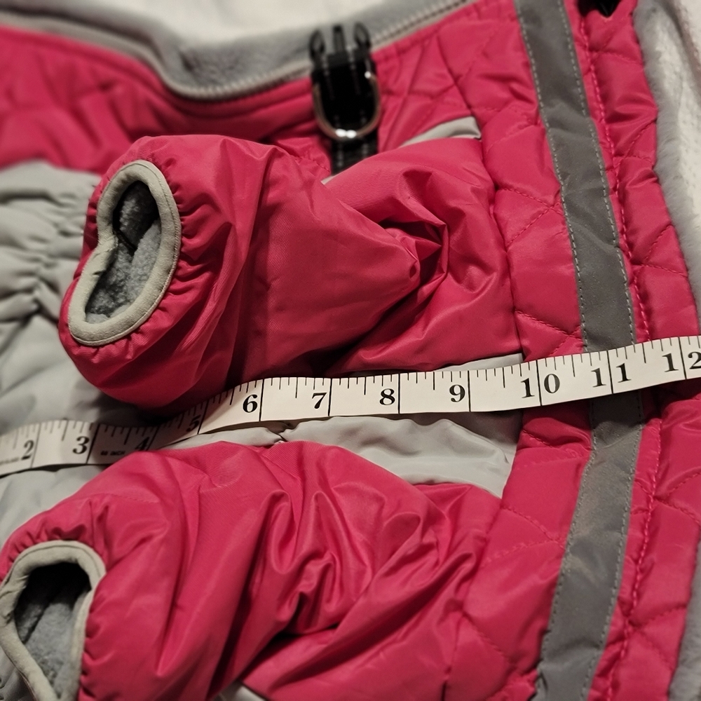 Nwot. Never Used.   Dog Parka Fuzzy Cozy Dog Jacket Pink Medium - Picture 13 of 15